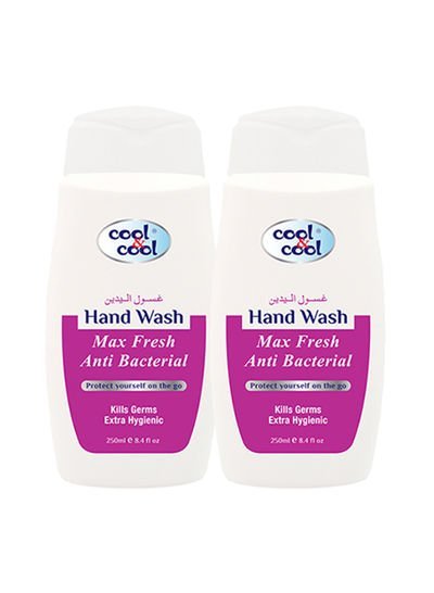 cool & cool Pack Of 2 Antibacterial Hand Wash Max Fresh Pink