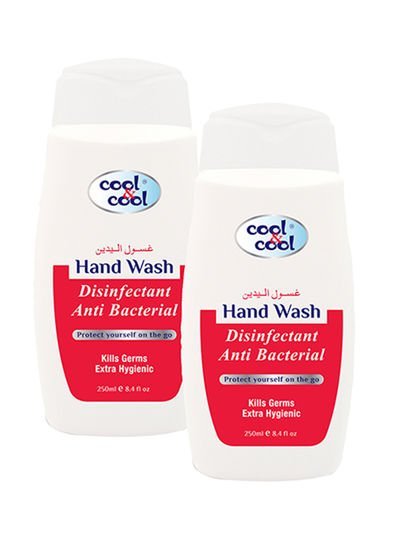 cool & cool Pack Of 2 Antibacterial Disinfectant Hand Wash Red