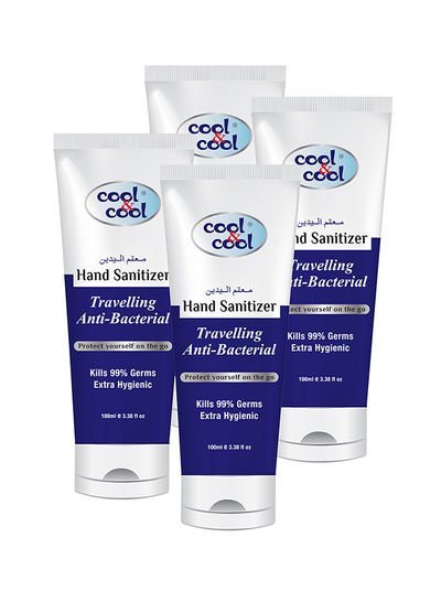 cool & cool Pack Of 4 Travelling Hand Sanitizer Tube Blue