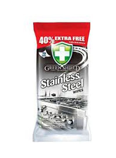 GreenShield Organic STAINLESS STEEL WIPES Clear