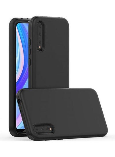 Generic Huawei Y8P Liquid Silicone Case Soft Back Cover – Black