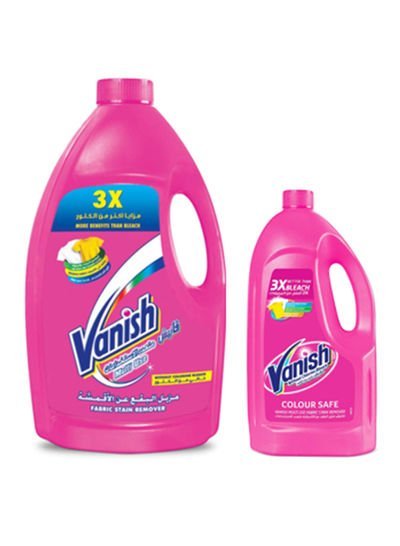Vanish Laundry Stain Remover For Colored And White Clothes 3+1L Pack Of 2