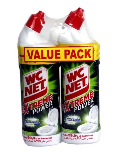 Wc Net Toilet Cleaner Extreme Power Original 750ml 1 + 1 Free