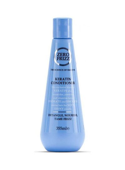 Zero Frizz Keratin Conditioner  The Science Of Smooth Blue 355ml