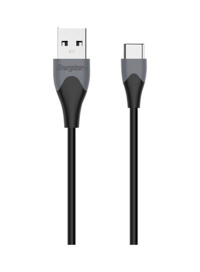 Energizer Two Tone Type-C Charging Cable, 1.2m, Black