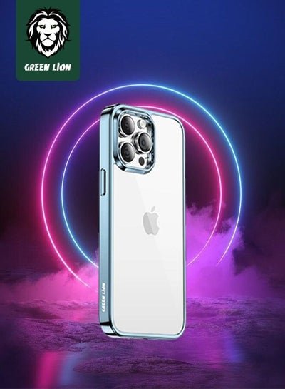 GREEN LION iPhone 14 Pro Max 6.7 Inch Back Case, Slim, Comfortable Grip, Lightweight, Newness in Back Covers, Transparent, New Classic Design For iPhone 14 Pro Max  – Blue
