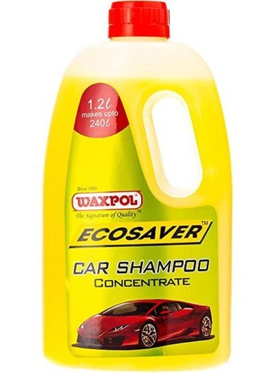 Waxpol Waxpol Ecosaver Car Shampoo Concentrate 1.2 Ltr, Aes Yellow