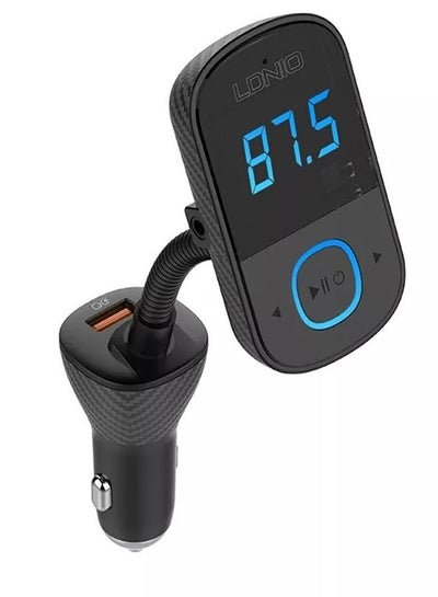 LDNIO Bluetooth FM Transmitter Triple USB QC3.0 + PD charger Full protocol quick Fast Car Charger