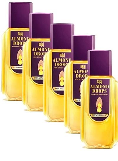 Bajaj Pack of 5 Almond Drops Hair Oil