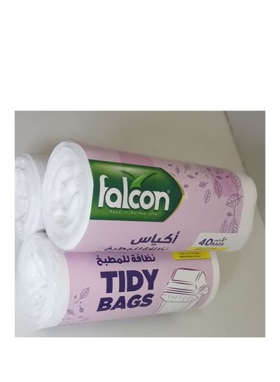 falcon Falcon Tidy Bags 40 Bags Pack Of 3 (66cmx51cm)