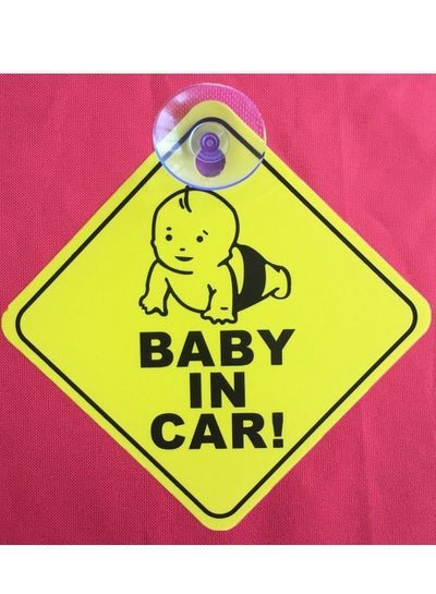 Maston Car Sticker BABY IN CAR Safety Warning Sign Sticker