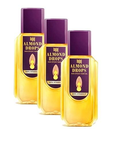 Bajaj Pack of 3 Almond Drops Hair Oil