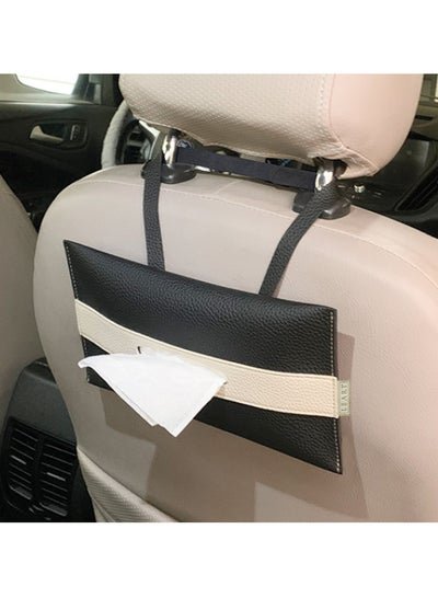 LeArt Leather Car Tissue Holder (Black)