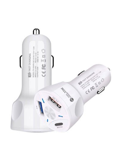 SHOPI PD Car Fast Charger 55W White