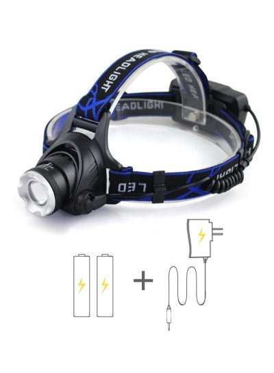 MissTiara LED Camping and Hiking Headlamp with Rechargeable Battery and DC Charger