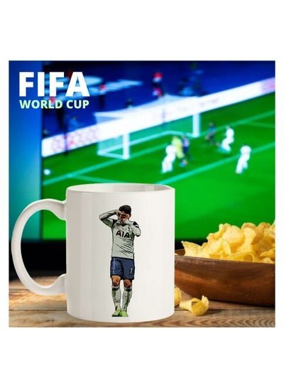 MEC FIFA World Cup Son Heung-min Hot & Cold Beverages Cup Coffee Mug Espresso Gift  Coffee Mug Tea Cup Coffee Mug With Name Ceramic Coffee Mug Tea Cup Gift 11oz