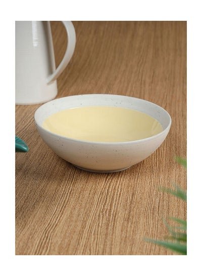 homes r us Pastel & Trend Soup Plate, Yellow – 19 cms