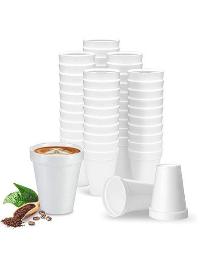 SNH PACKing Foam 6 Ounce Cup for Insulated Hot And Cold Beverages 25 Pieces