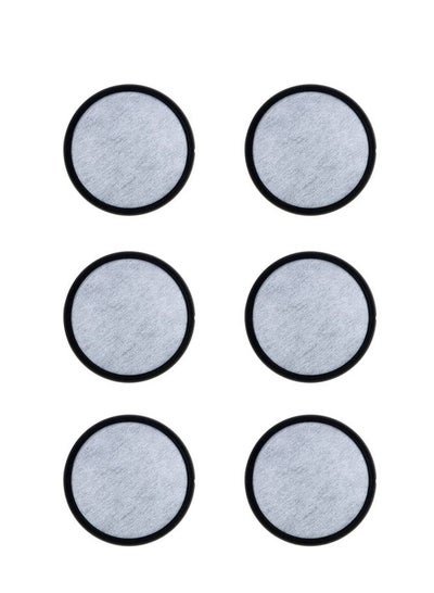 AMERTEER 6-Piece Activated Charcoal Water Filter Disk For All Mr. Coffee Models
