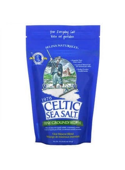 Celtic Sea Salt Celtic Sea Salt, Fine Ground, Vital Mineral Blend, 1 lb (454 g)