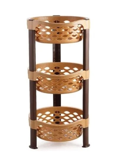 NAKODA Ultima Steps Kitchen Rack Basket Detachable Stand Plastic 3 Steps