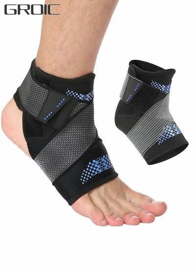 GROIC Left -footed And Right Ankle Support, Adjustable Ankle Brace, Sprained Ankle, Stabilizing Ligament Support, Support For Bottom Fasciitis, Exercise Protective Supplies