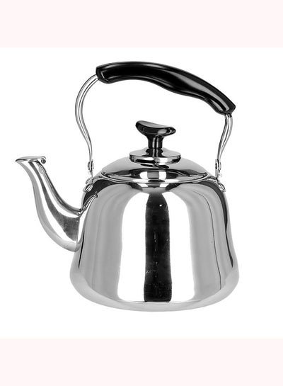 Royalford Whistling Kettle, 6L/ 203OZ Stainless Steel Kettle, RF11044 | Tea/ Coffee Kettle with Handle & Flip-up Pouring Spout | Dishwasher Safe | Stovetop Kettle