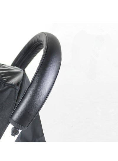 Generic Baby Stroller Armrest Cover Black