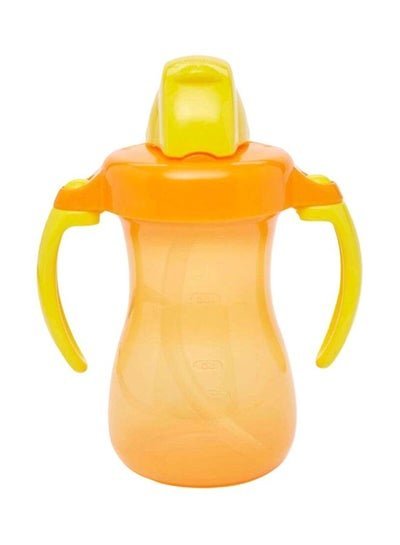 pigeon Petite Straw Bottle With Handle, BPA Free,  9+ M, 150 mL – Orange/Yellow- 26151