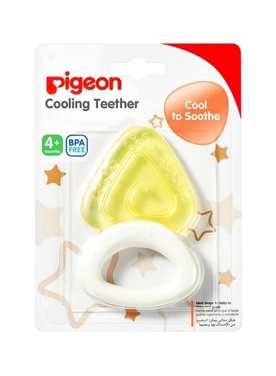 pigeon Triangled Shape Unique Detailed Design Cooling Soother Teether For Infant