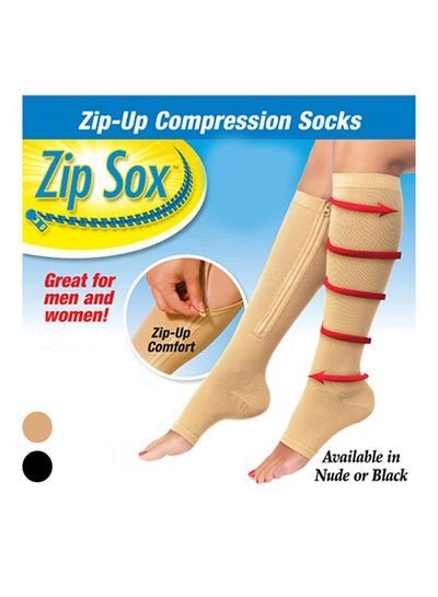 Zip Sox Pair Of Zip-Up Compression Socks