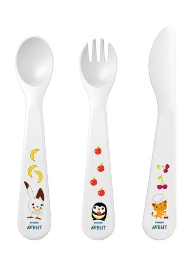 PHILIPS AVENT Toddler Fork, Spoon And Knife Set