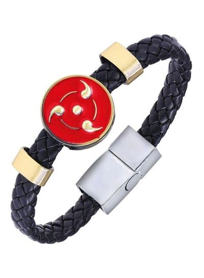 Generic Faux Leather And Alloy Anime Style Naruto Bracelet