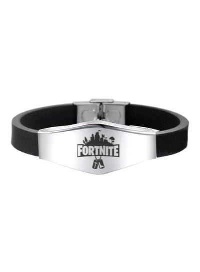 Generic Stainless Steel With Silicone Game Fortnite Printed Bracelet