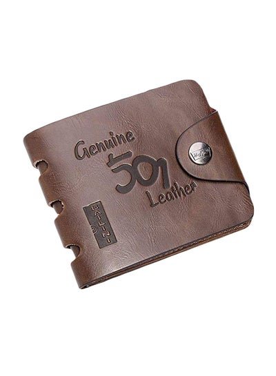 Generic Leather Bifold Wallet Brown