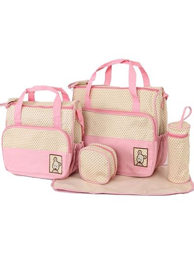 Generic 5-Piece Baby Nappy Travel Tote Handbag Set