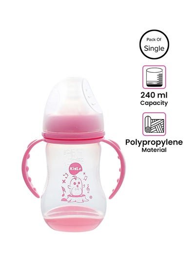 Kidle Wide Mouth PP Feeding Bottle