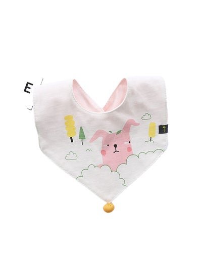 Generic 1-Piece Cotton Bandana Baby Bib Cartoon Saliva Towel