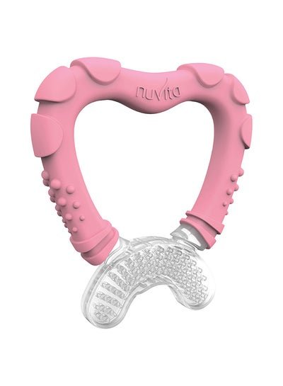 Nuvita Teething Ring, 4+ Months, Pastel Pink
