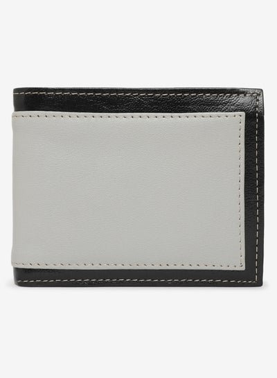 QUWA Bi Fold Mens Leather Casual Wallet Multicolour