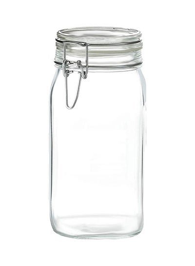 AIWANTO Glass Canister Storage Jar Clear 74ounce