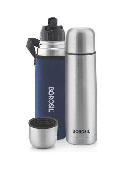 BOROSIL Borosil Vaccum Thermo Flask Blue, 750Ml, Fgftl750Blu Blue