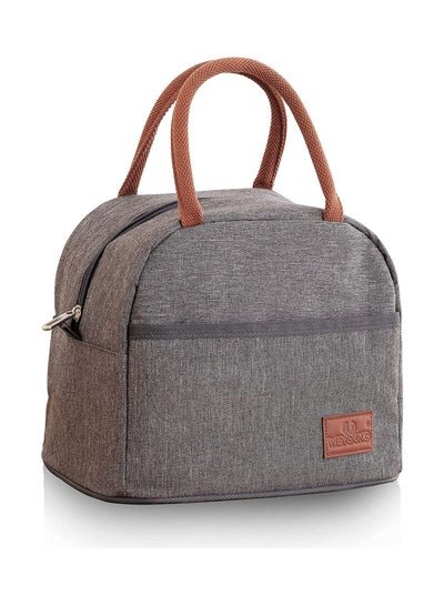AMERTEER Reusable Lunch Bag With Pockets For Work Picnics Or Travel