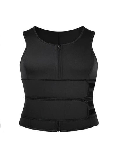 Bodycare Zipper Sauna Suit Waist Trainer And Body Shaper Vest